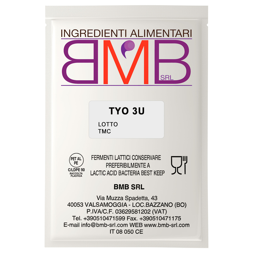 Мезо-термофильная закваска BMB TYO 3U (на 300-600 литров молока) Мезо-термофильная закваска BMB TYO 3U (на 300-600 литров молока)